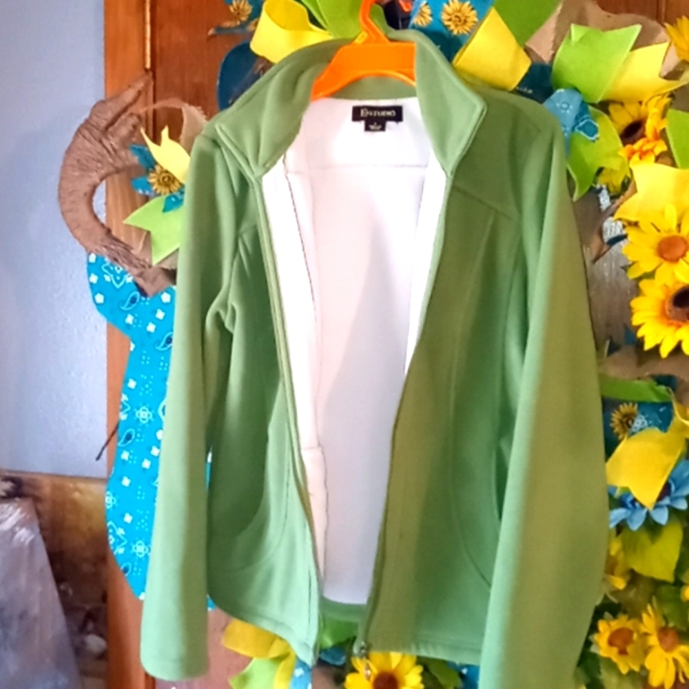 E-studio green women's jacket size small